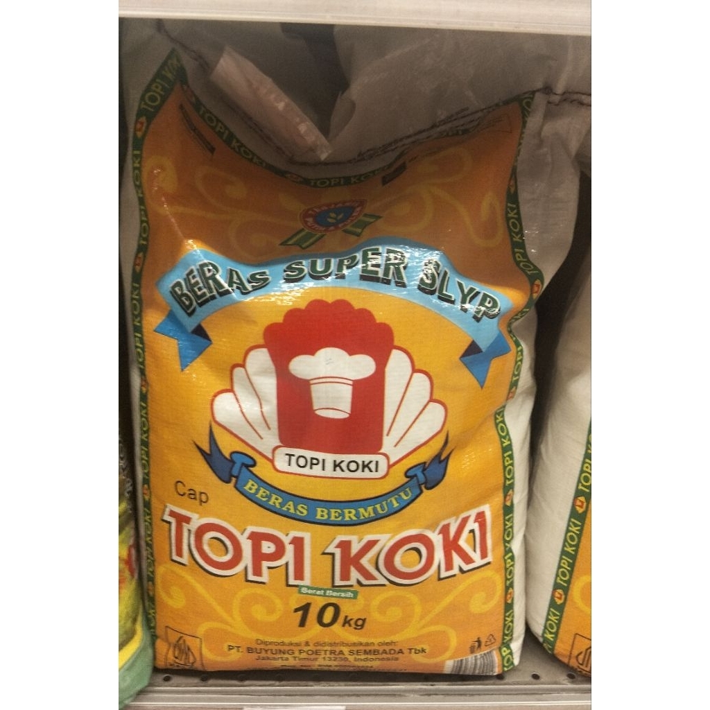Beras topi koki super slyp 10kg
