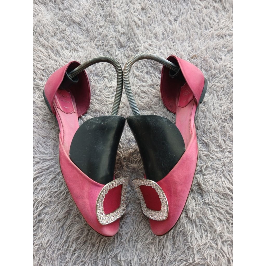 Flat shoes ROGER VIVIER ballet size 38/24cm Made in Italy original