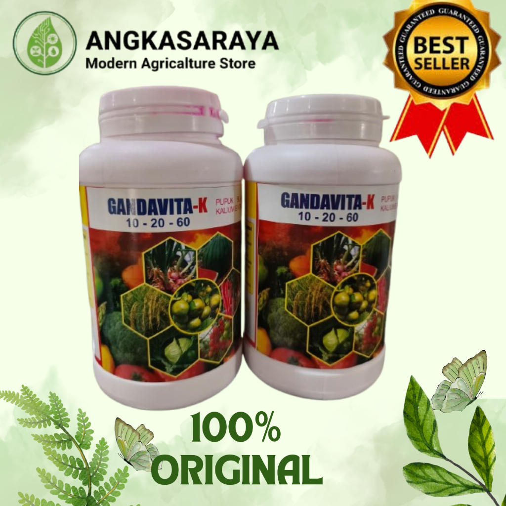 Pupuk GANDAVITA-K 10-20-60 500gr