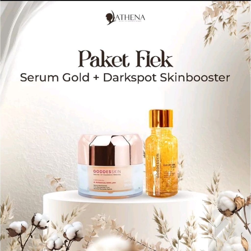 Goddesskin-1 BOX SERUM GOLD+DARKSPOT SKINBOOSTER -GODDESSKIN-BPOM
