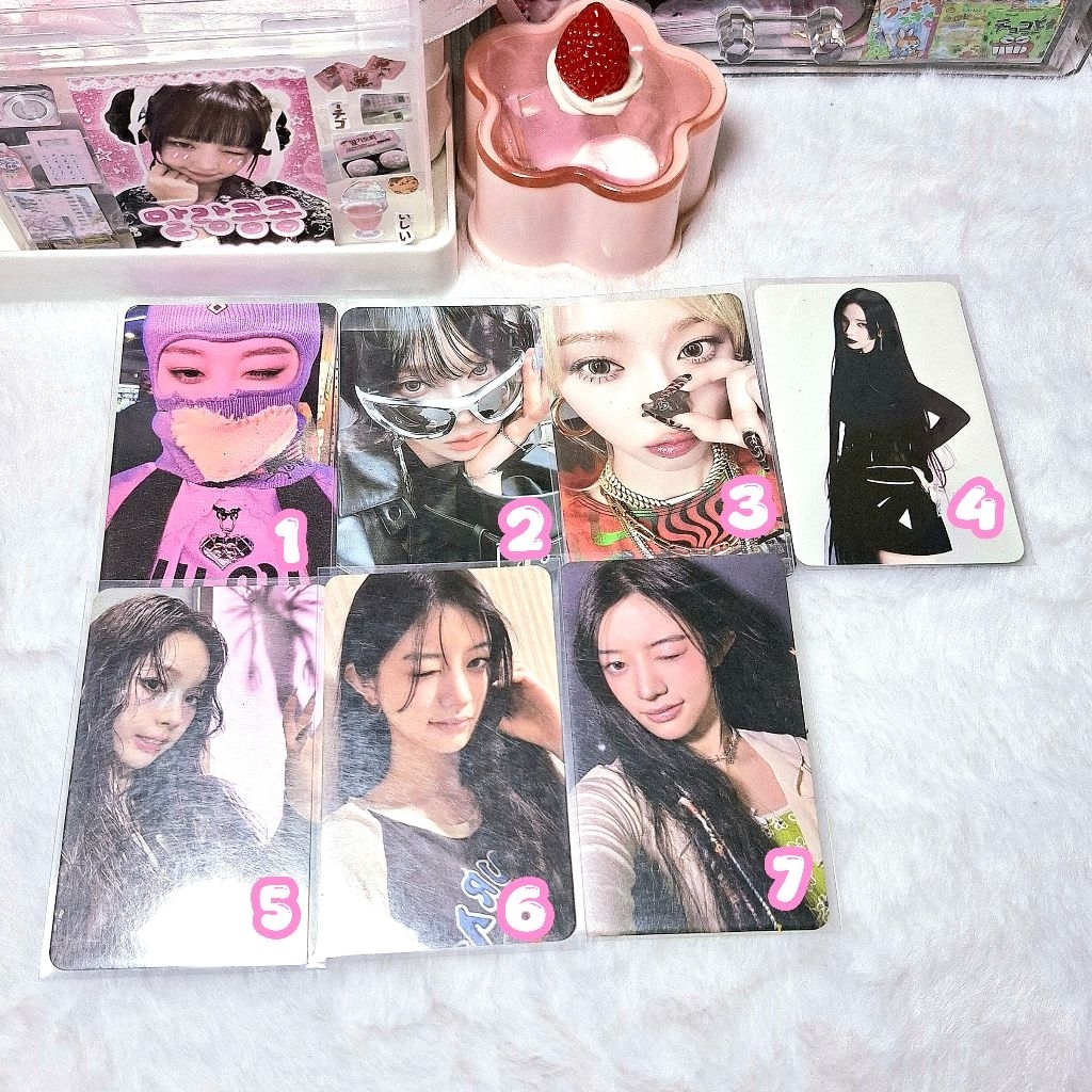 PHOTOCARD OFFICIAL AESPA & MINJU ILLIT