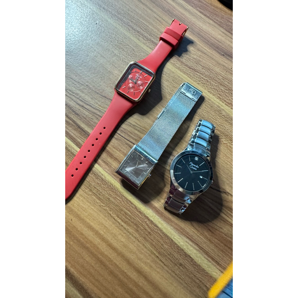 PRELOVED SECOND JAM TANGAN ALEXANDER CHRISTY JAM TANGAN SECOND JAM TANGAN BEKAS