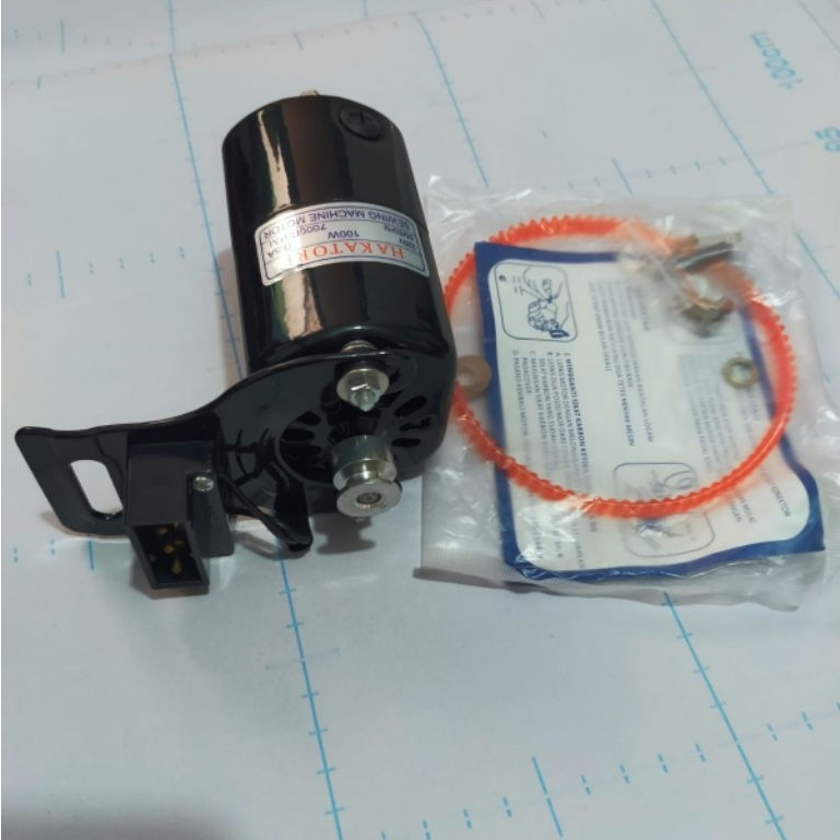 Dinamo untuk mesin jahit hitam singer / butterfly jadul / pedal injakan original merk Hakatori