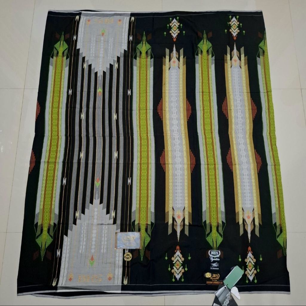Sarung BHS Signature SGC Gold Lawas Sutra Spunsilk Jahit Tengah ATBM Limited (Bisa COD)