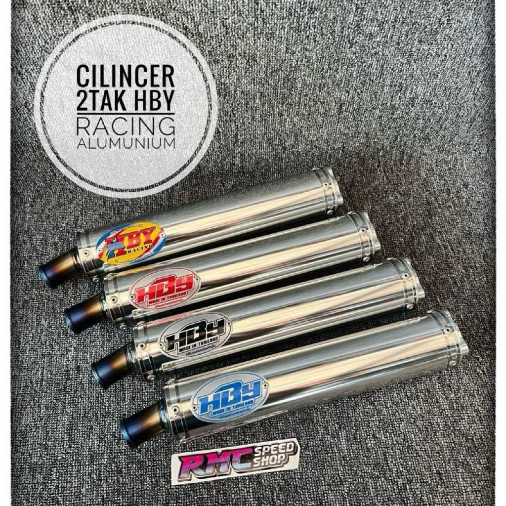 CILINCER 2TAK HBY RACING ORIGINAL THAILAND / CILINCER SILINCER HBY RACING alumunium 2tak