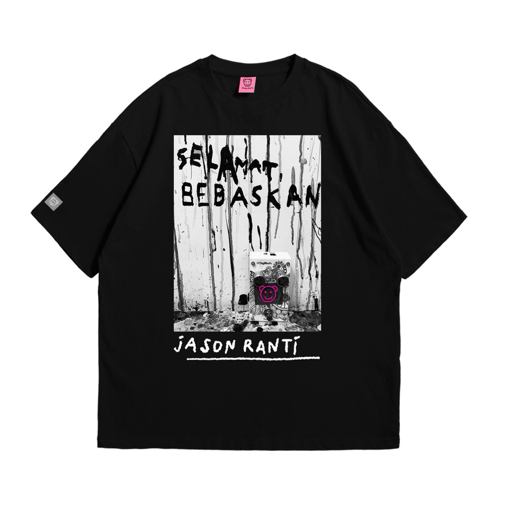 kaos pria original 100% Jason Ranti T-Shirt Selamatkan Bebaskan
