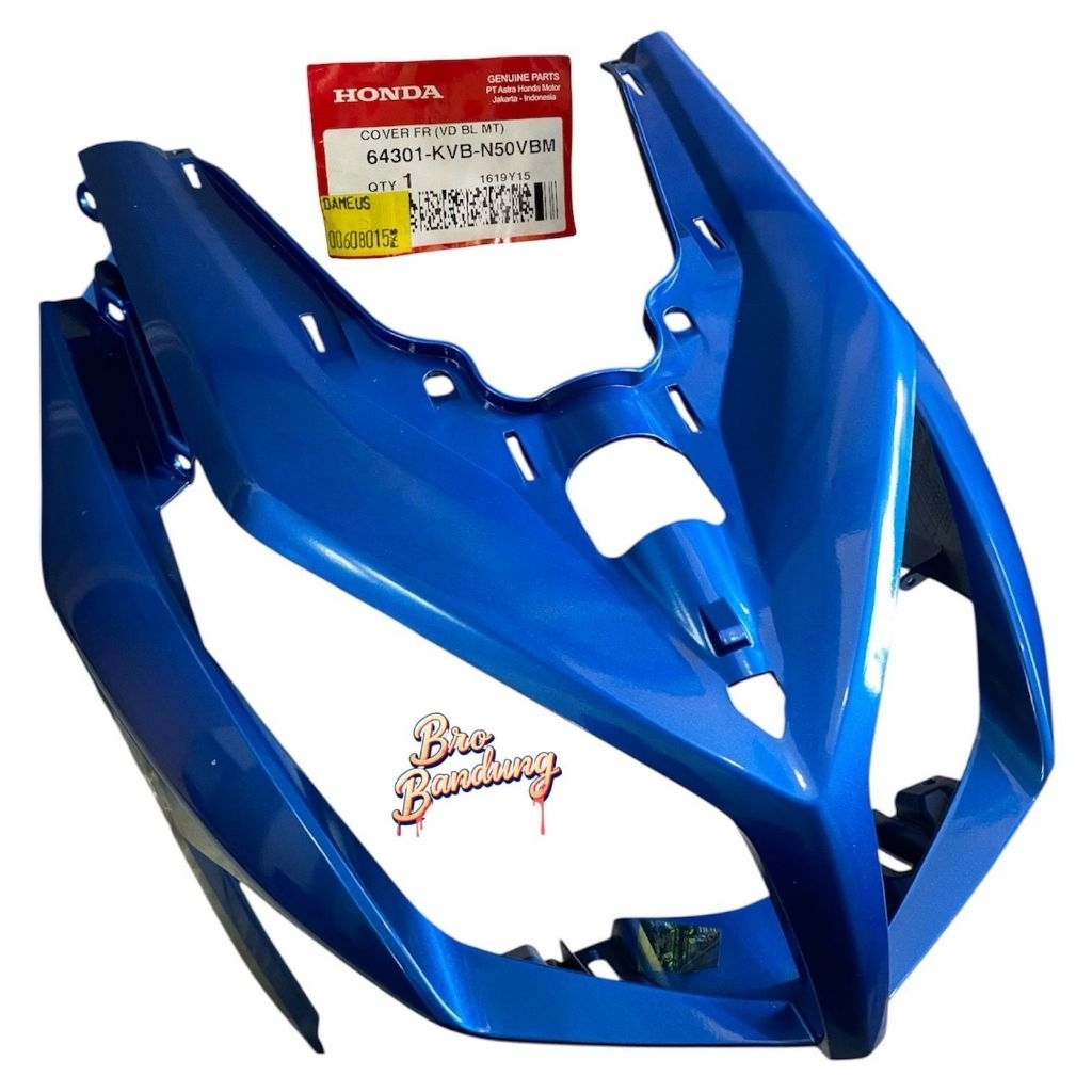 ￼64301-kvb-n50vbm panel tameng depan vario techno 110 vario lama techno 110 karbu biru original ahm 