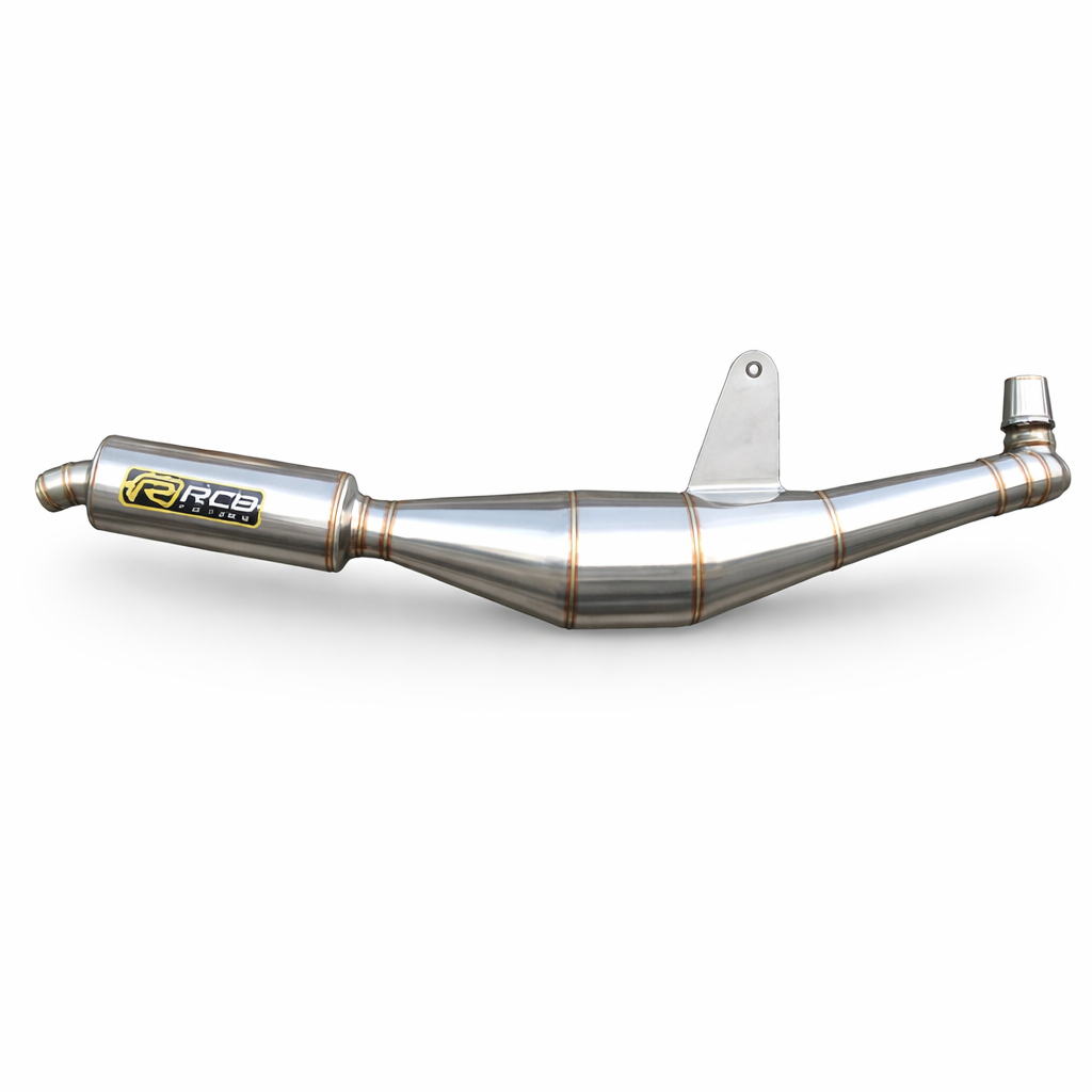 RCB Exhaust Standar Racing Full Stainless Suzuki RC 100 / Bravo  / RC100