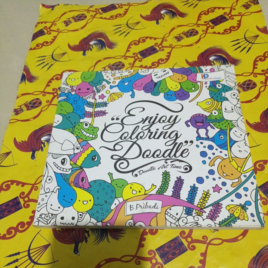 Buku Enjoy Coloring Doodle - Doodle Art Time