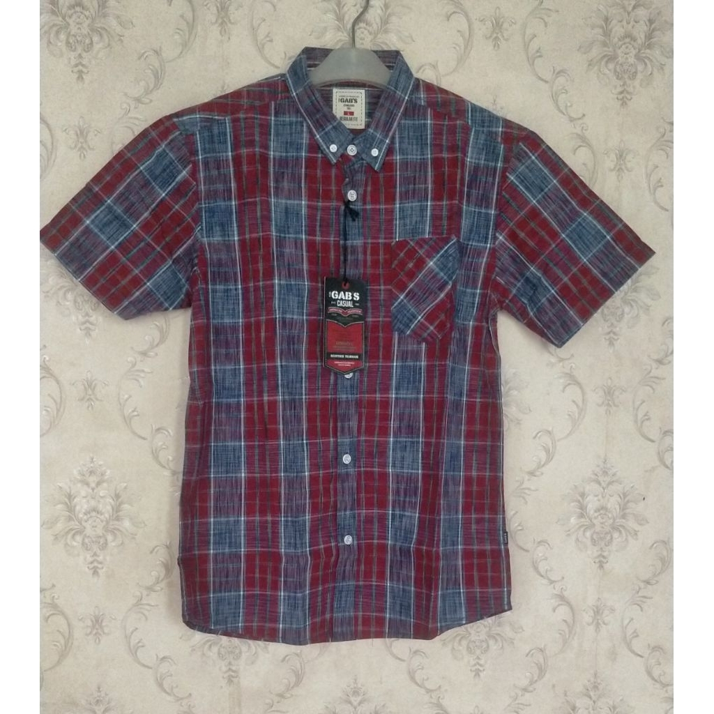 Kemeja pria pendek original Gabrielle