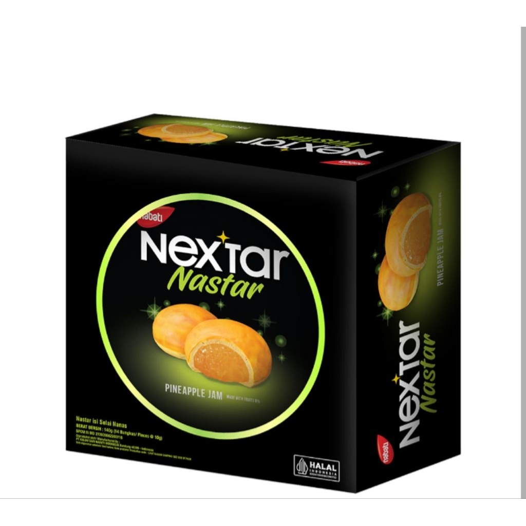 Nextar Nastar Cookies Pineapple Kaleng 140 gr