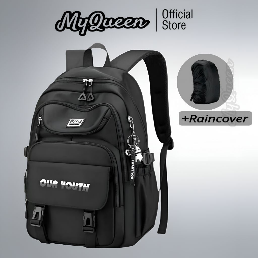 MyQueen - Tas Ransel Backpack Sekolah Anak Remaja Perempuan Fashion Harajuku Style