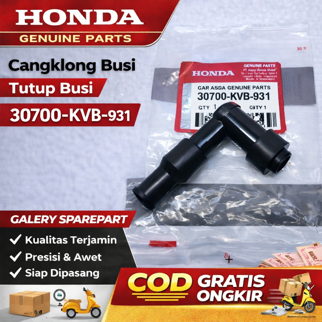 Cangklong Busi Tutup Busi Honda Vario 110 Cw, Vario Techno 110 Karbu, 30700-KVB-931