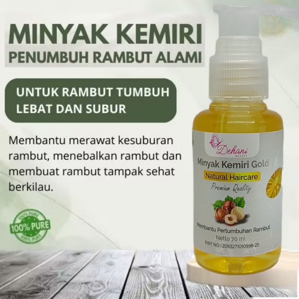 MINYAK KEMIRI GOLD - MINYAK KEMIRI PENUMBUH RAMBUT - MINYAK KEMIRI - MINYAK KEMIRI UNTUK RAMBUT