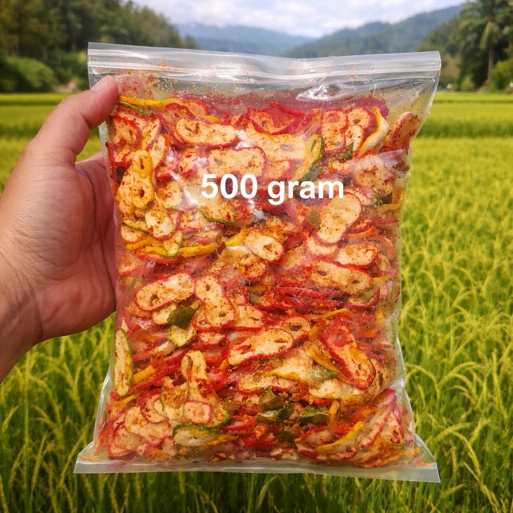 seblak bantet pedas daun jeruk/basreng/krupuk /cemilan