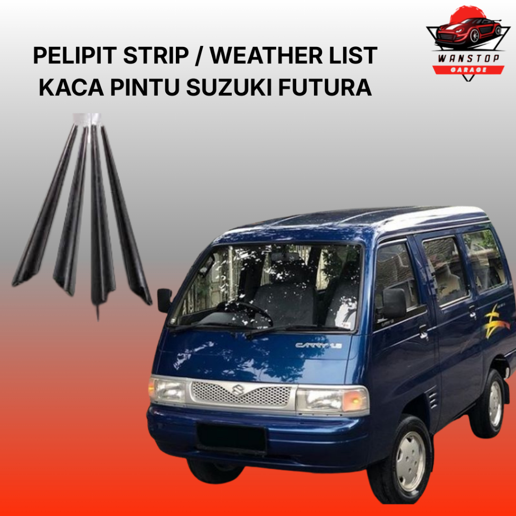 Pelipit Pintu Kaca Mobil Suzuki Futura Karet Sintetis Bisa cod