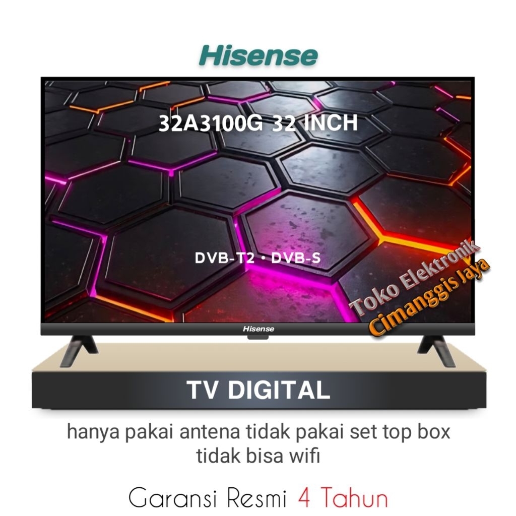 Tv led Hisense 32 inch digital