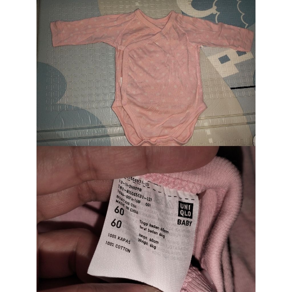 set baby libby uniqlo fluffy per pcs
