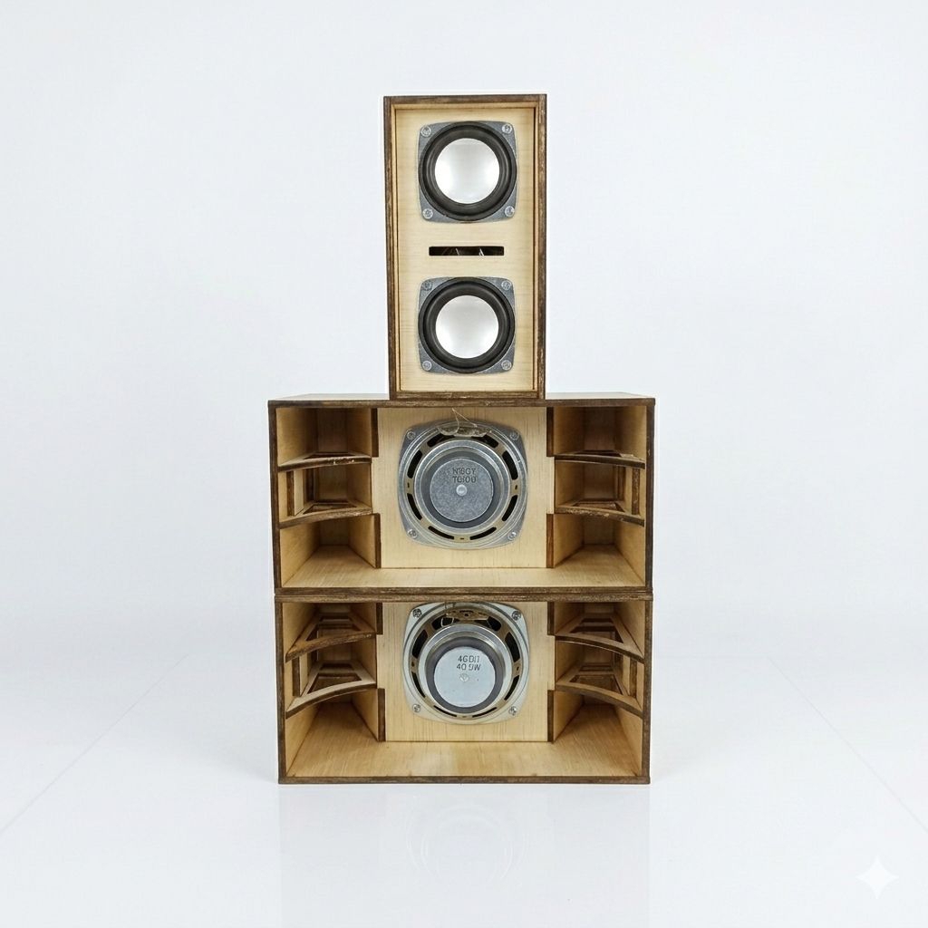 paket miniatur sound siap bunyi 3 inch. miniatur sound