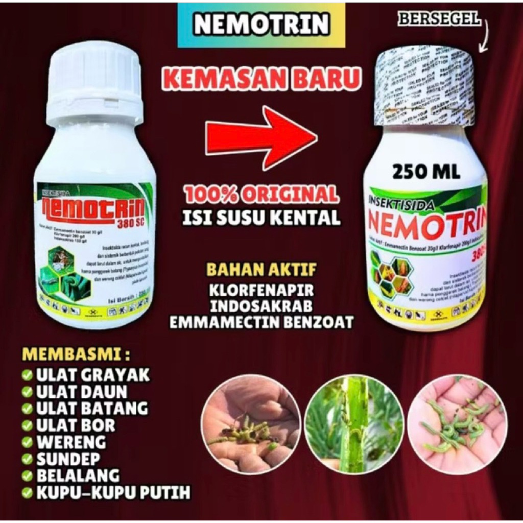AMPUHHAMA HILANG DAN TUNTAS-Nemotrin Insektisida Pembasmi Hama