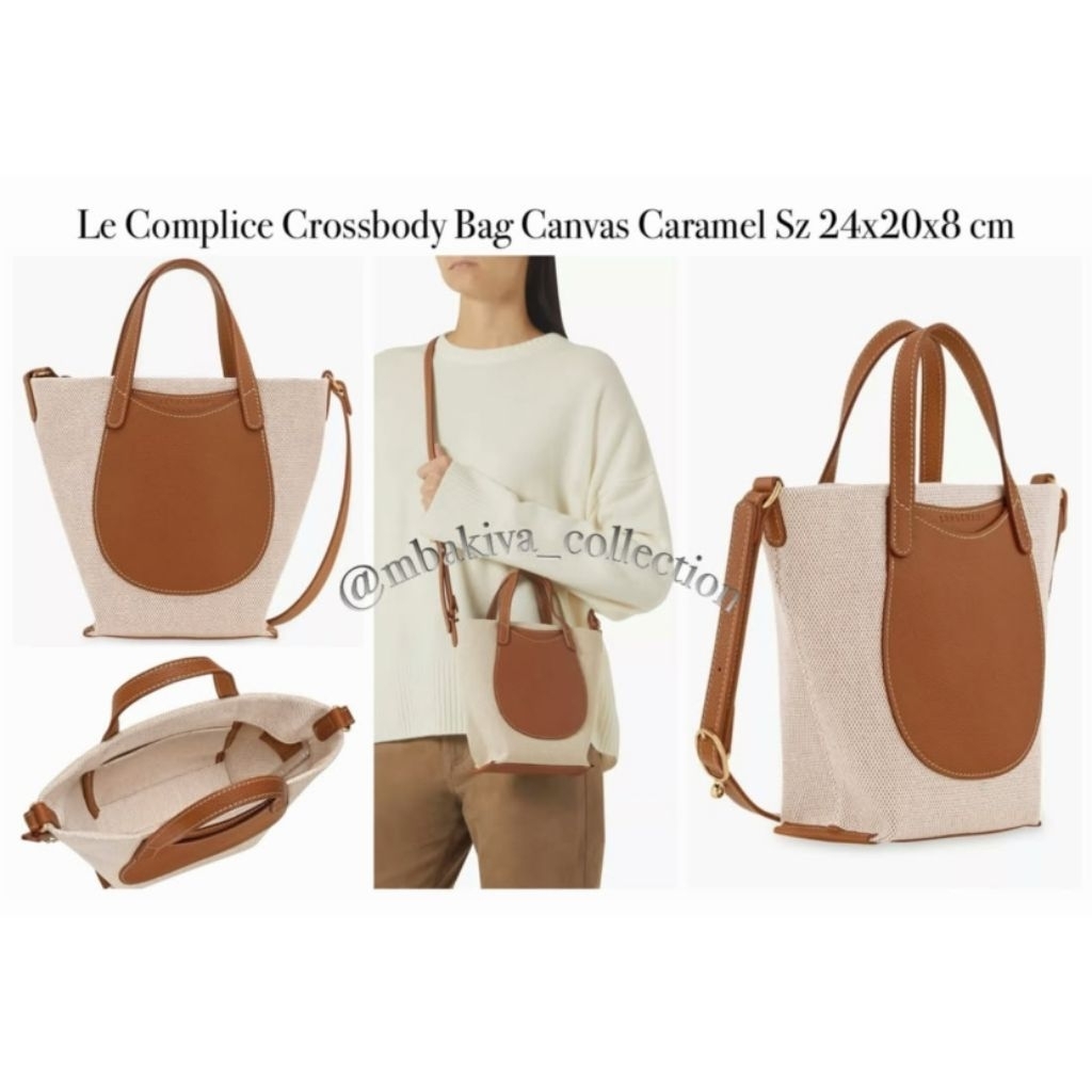 Le Complice Crossbody Bag Canvas Caramel