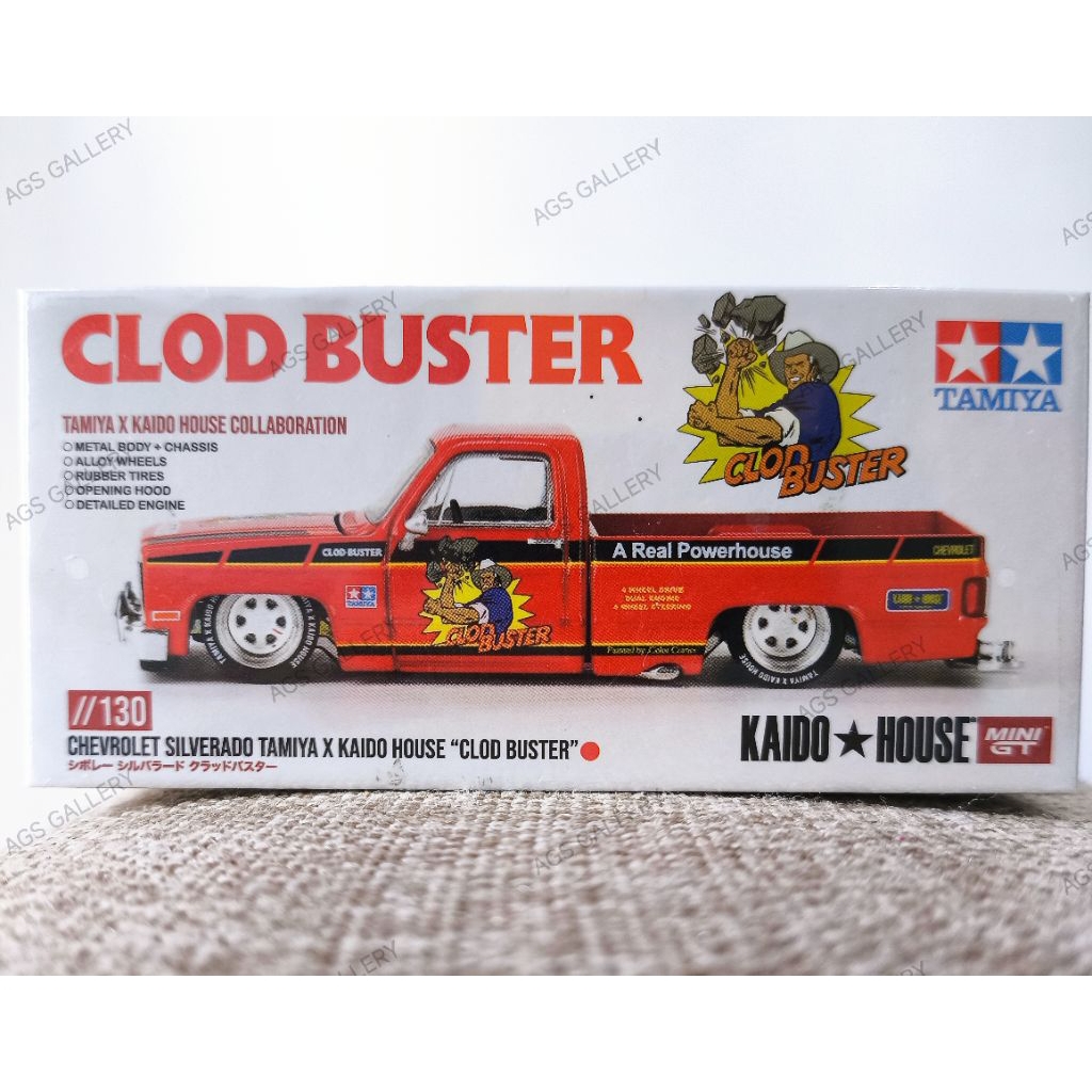 Diecast - Kaido House Chevrolet Silverado Tamiya X Kaido House "Clod Buster" (Sealed)