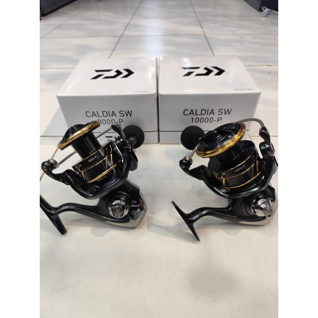 Reel pancing spinning DAIWA CALDIA SW 10000-P, SW 8000-P.