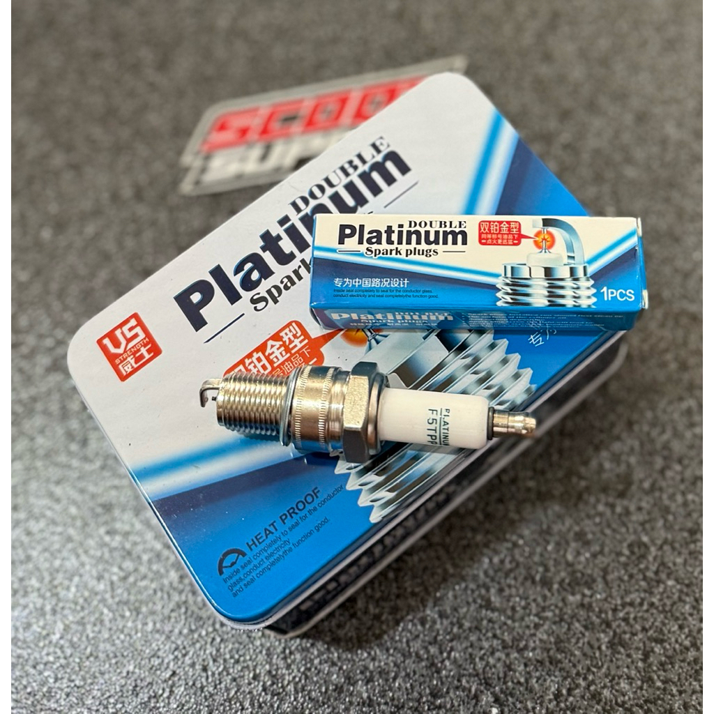 Busi Platinum Vespa Drat Panjang Super Sprint PTS Excel Exclusive Strada