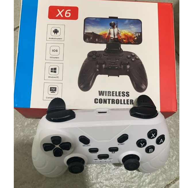 GAMEPAD ANDROID BLUETOOTH X6 WHITE