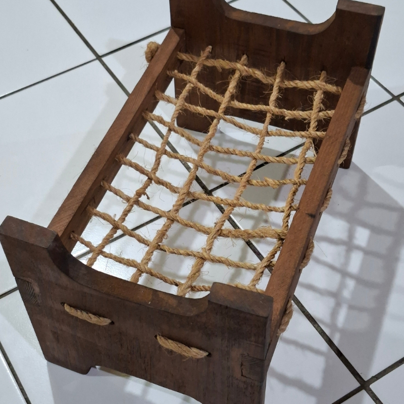 Ranjang Bayi Kayu Untuk Photoshoot