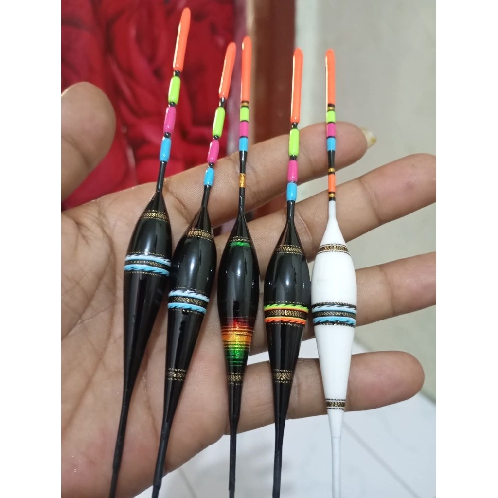 [PROMO] Pelampung kambangan pancing High-Vis - Set kambangan Anti Badai 20cm