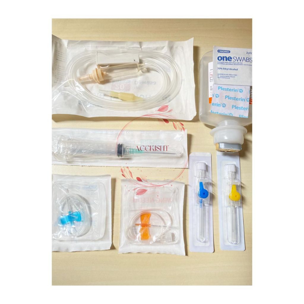 INFUS SET KECANTIKAN LENGKAP 1 SET MERK RANDOM