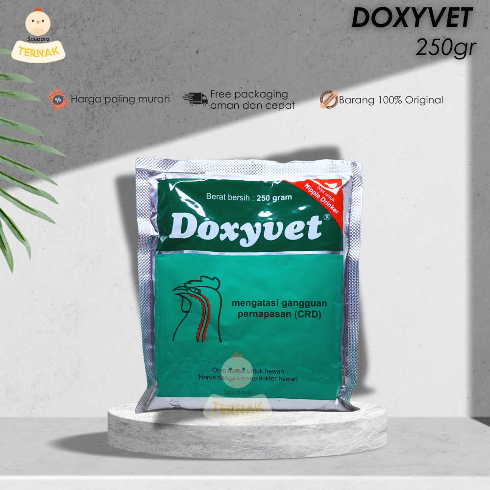 Doxyvet 250 gram Obat Ayam Snot CRD Ngorok Medion