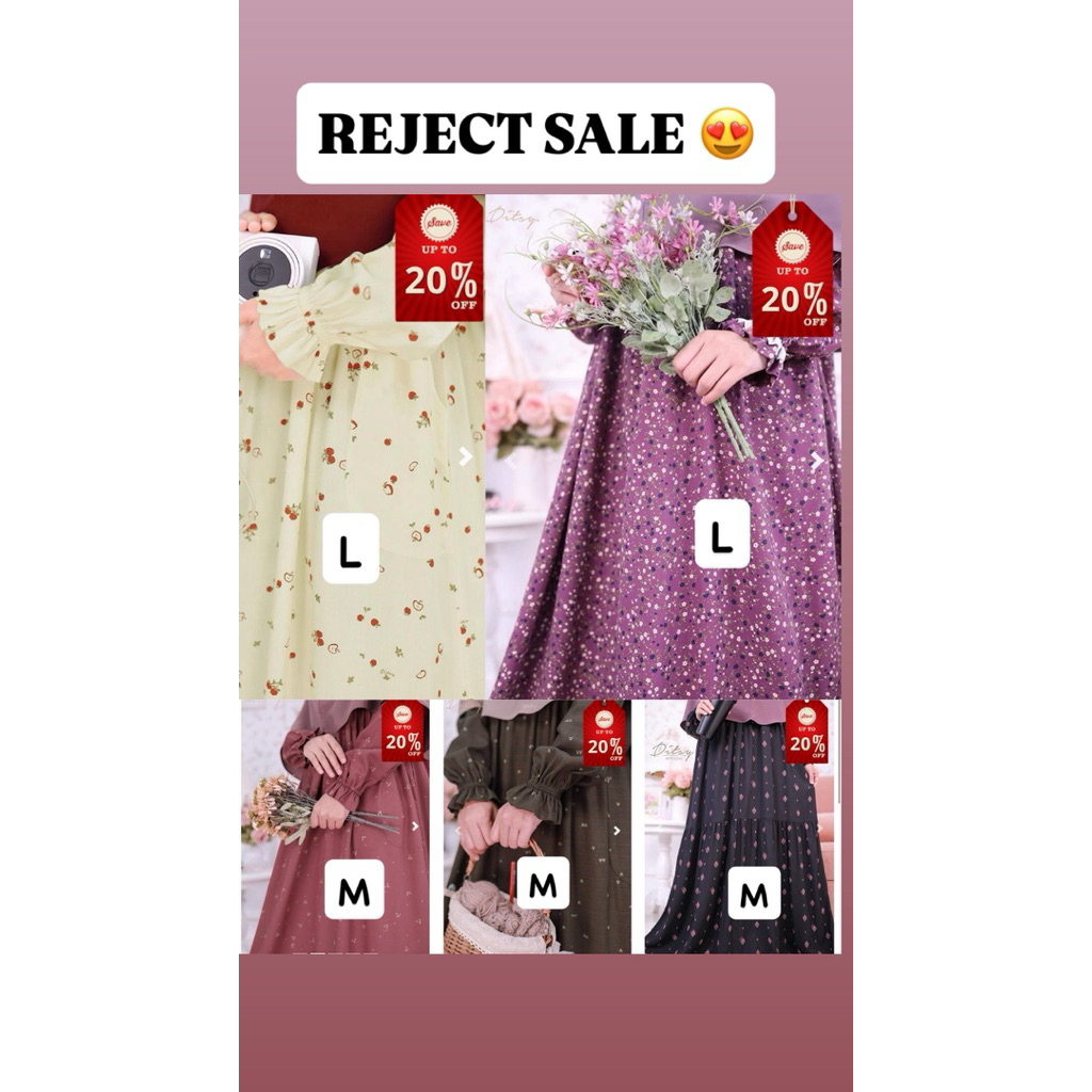 REJECT SALE DITSY
