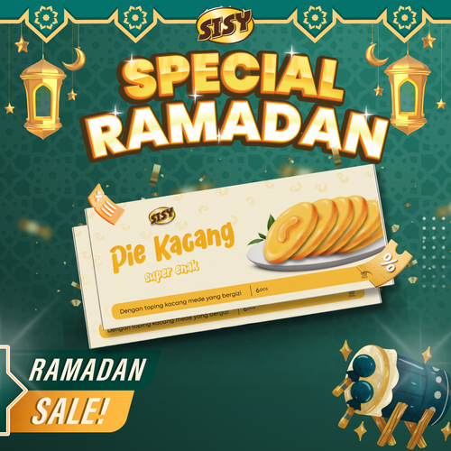 Pie Susu Sisy | PIE KACANG SISY 1 Box isi 6pcs