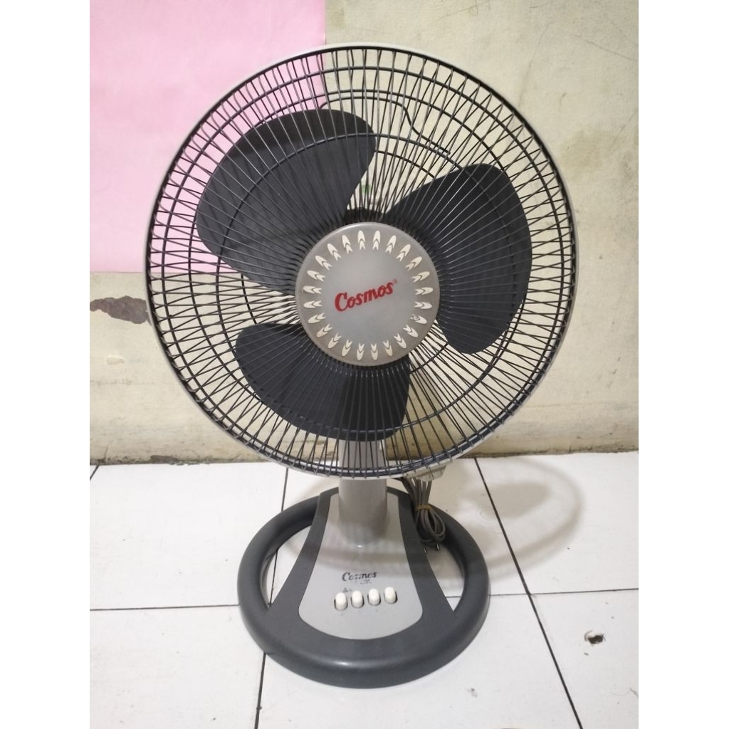kipas angin cosmos 12 inch siap pakai ( SECOND/BEKAS )