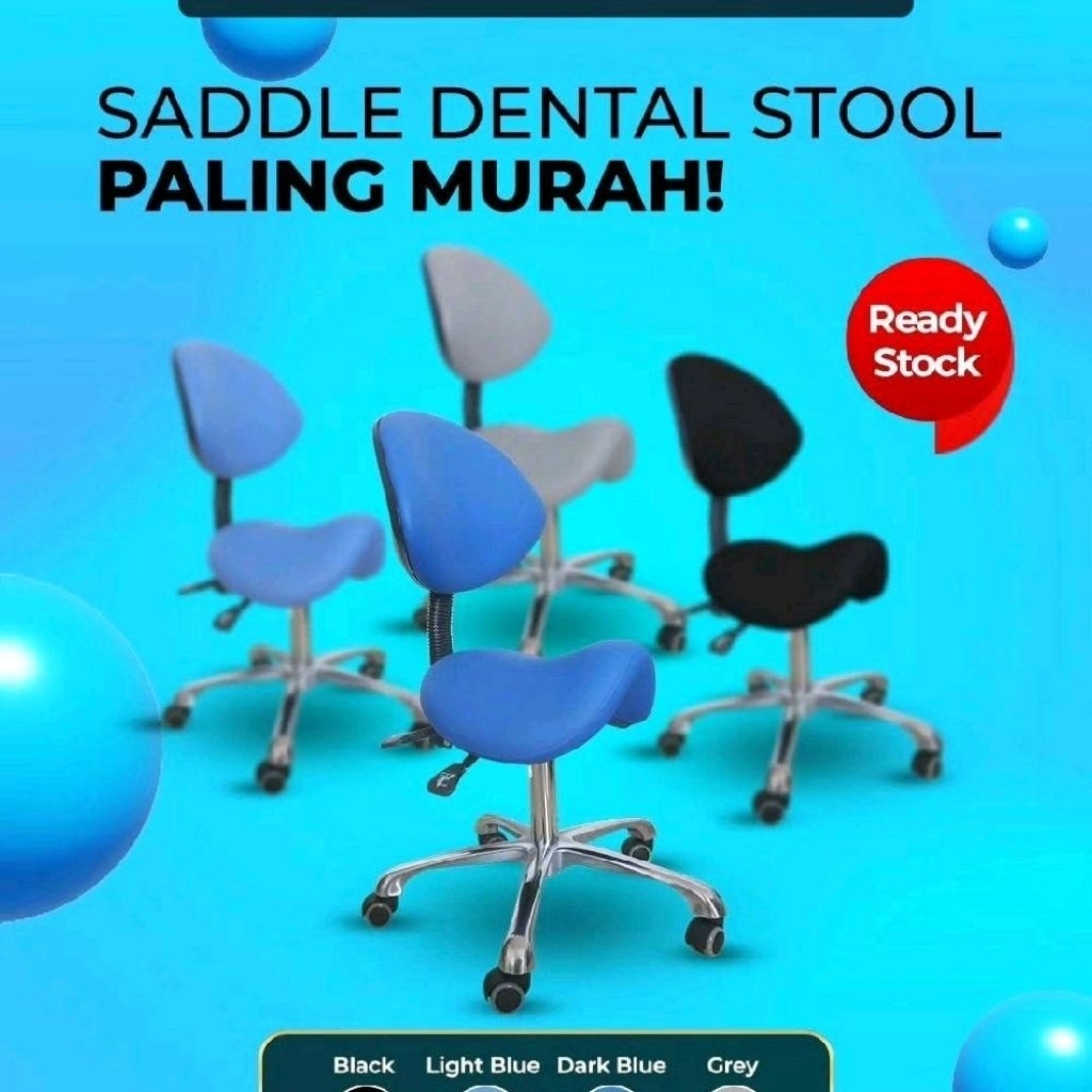 Saddle Dental Stool Kursi Dokter Gigi - Dental Chair
