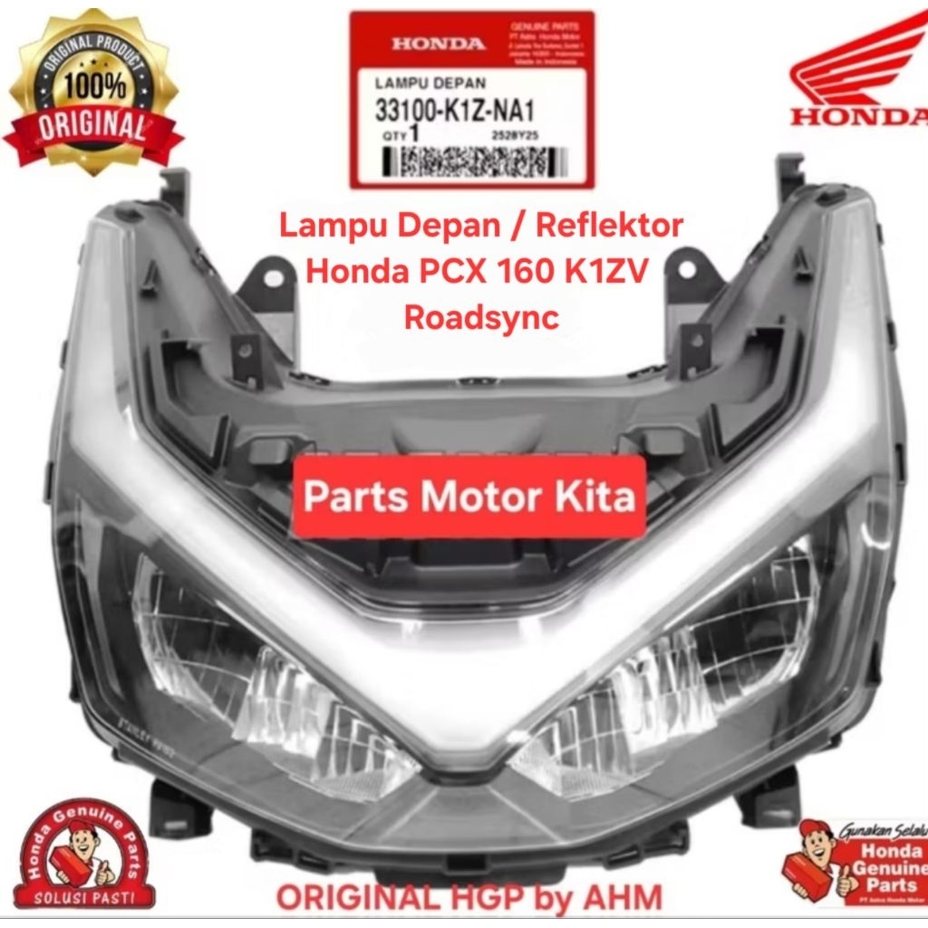 33100K1ZNA1 Lampu Reflektor Depan Honda PCX 160 K1ZV Roadsync