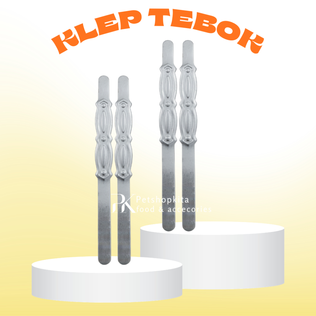 Klem Tebok Sangkar Lovebird Murai Jepitan Klem Tebok Kandang Anti Karat