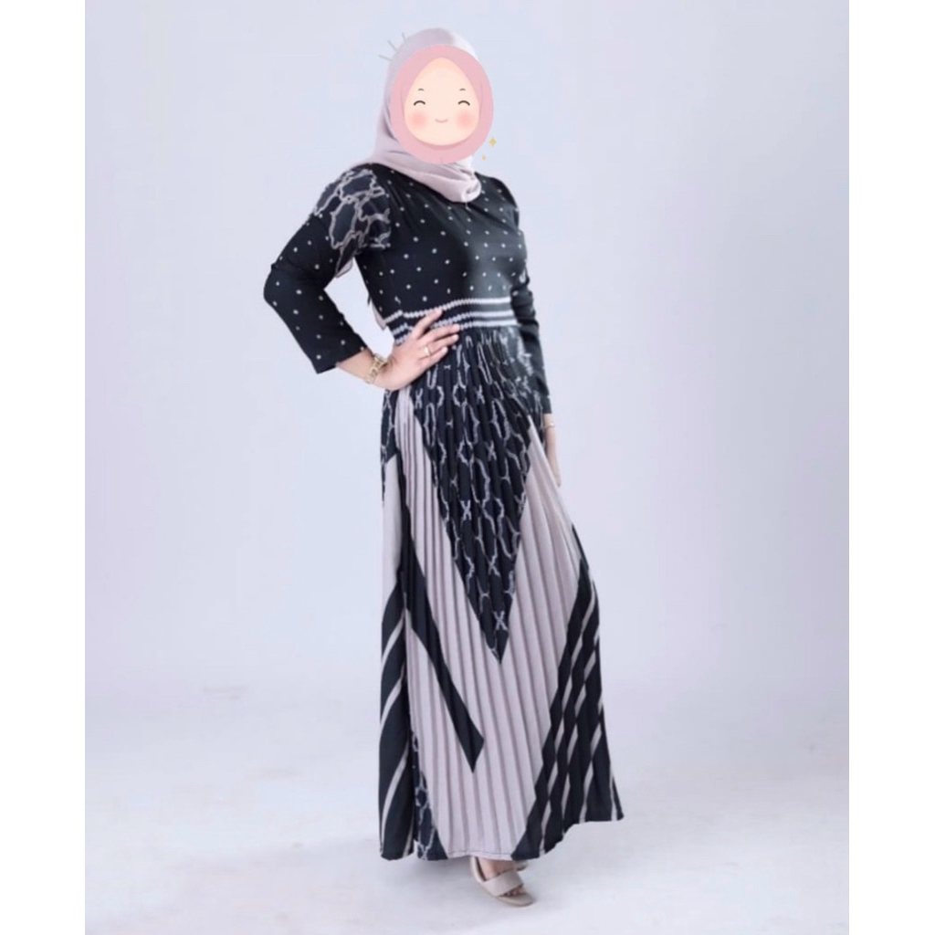 Gamis lebaran Vanilla Hijab