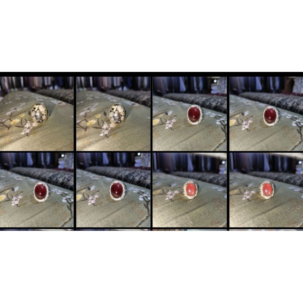 Batu natural jipen, ruby, garnet