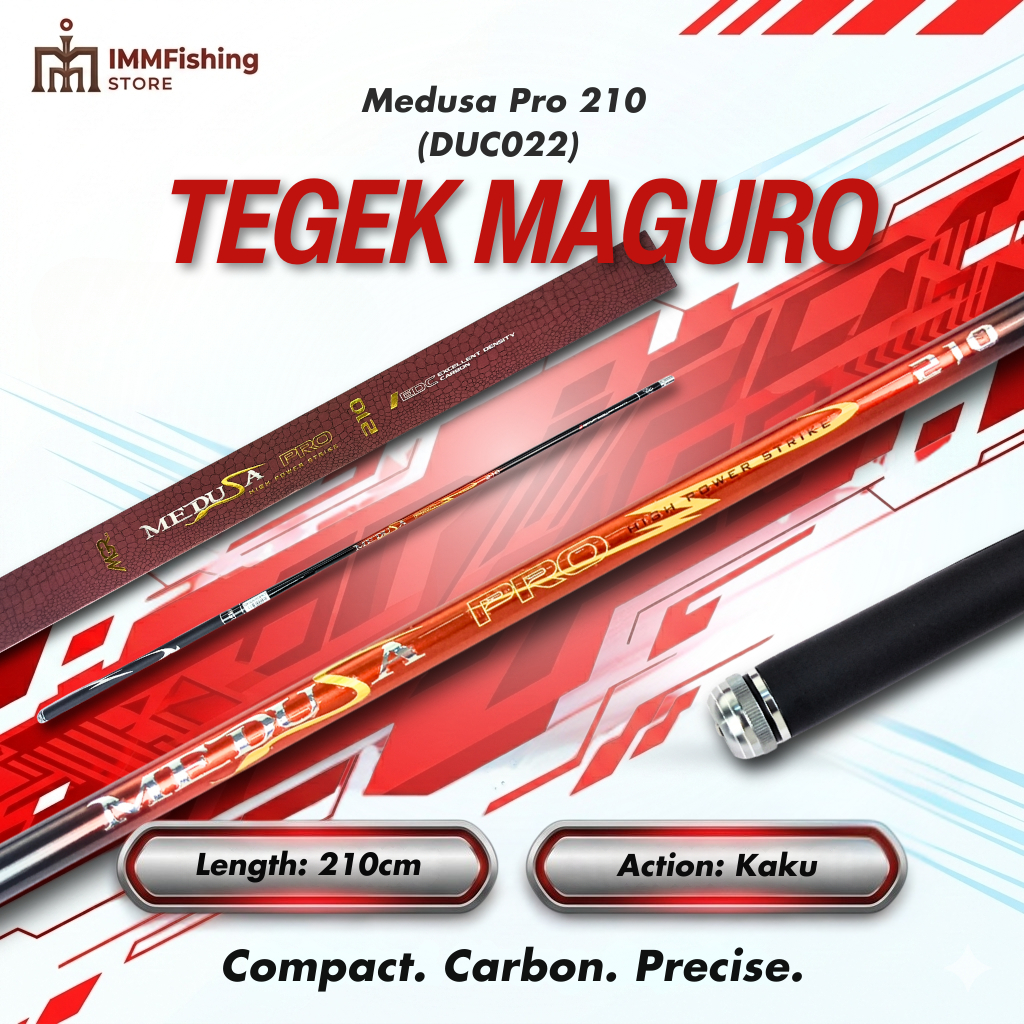 TEGEK MAGURO MEDUSA PRO | Tongkat Pancing