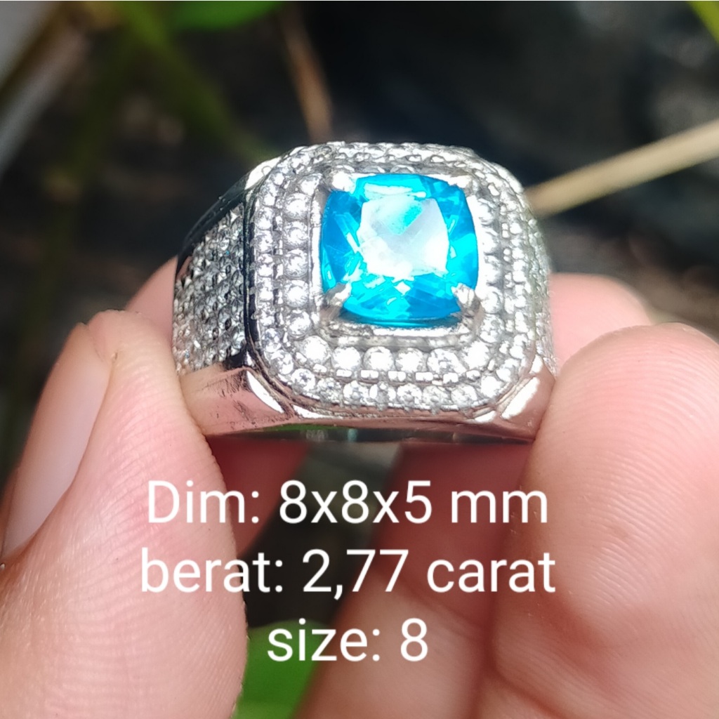 BATU BLUE TOPAS NATURAL ASLI BAGUS BATU ZAMRUD ASLI NATURAL BAGUS koleksi lainnya cincin Wulung giok