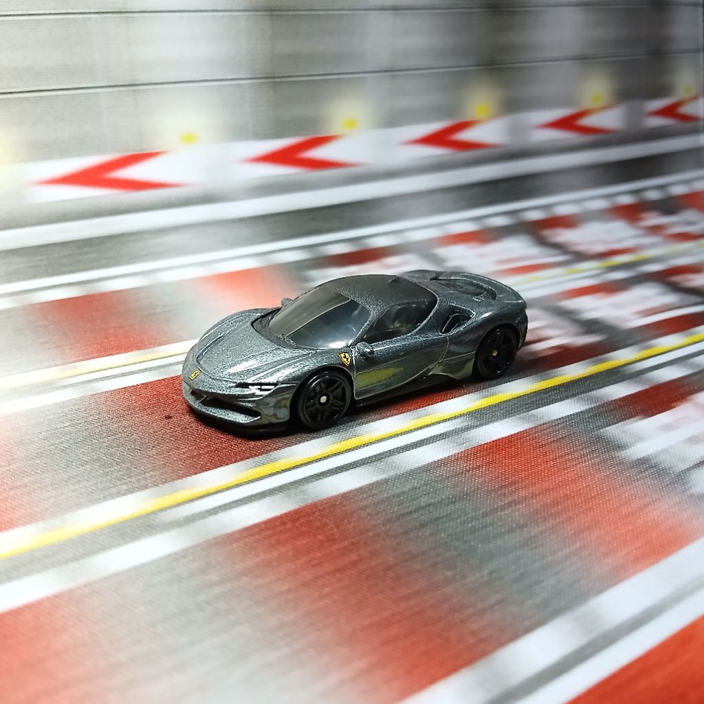 HOT WHEELS FERRARI STRADALE GRAY LOOSE