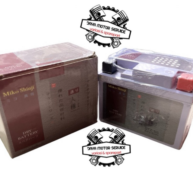 Aki Motor Miko Shinji GTZ5S 12V 5Ah Aki Kering MF