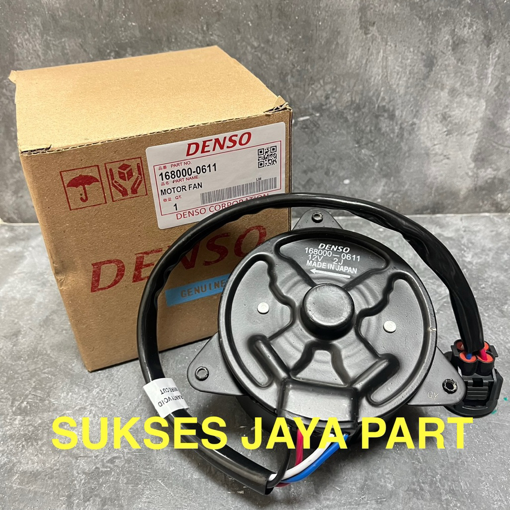 MOTOR FAN AC RADIATOR AERIO SX4 XOVER BALENO DENSO