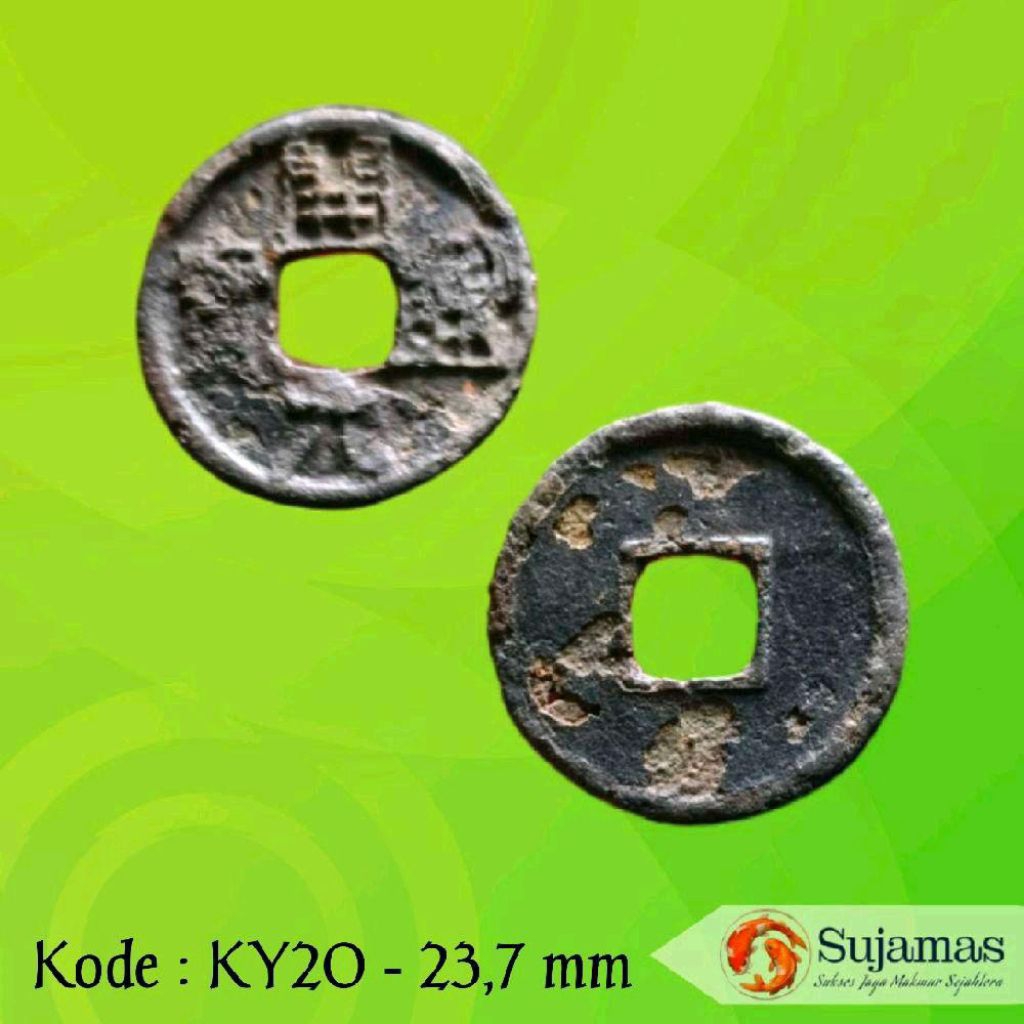 2 Koin Gobog China Kaiyuan Tongbao