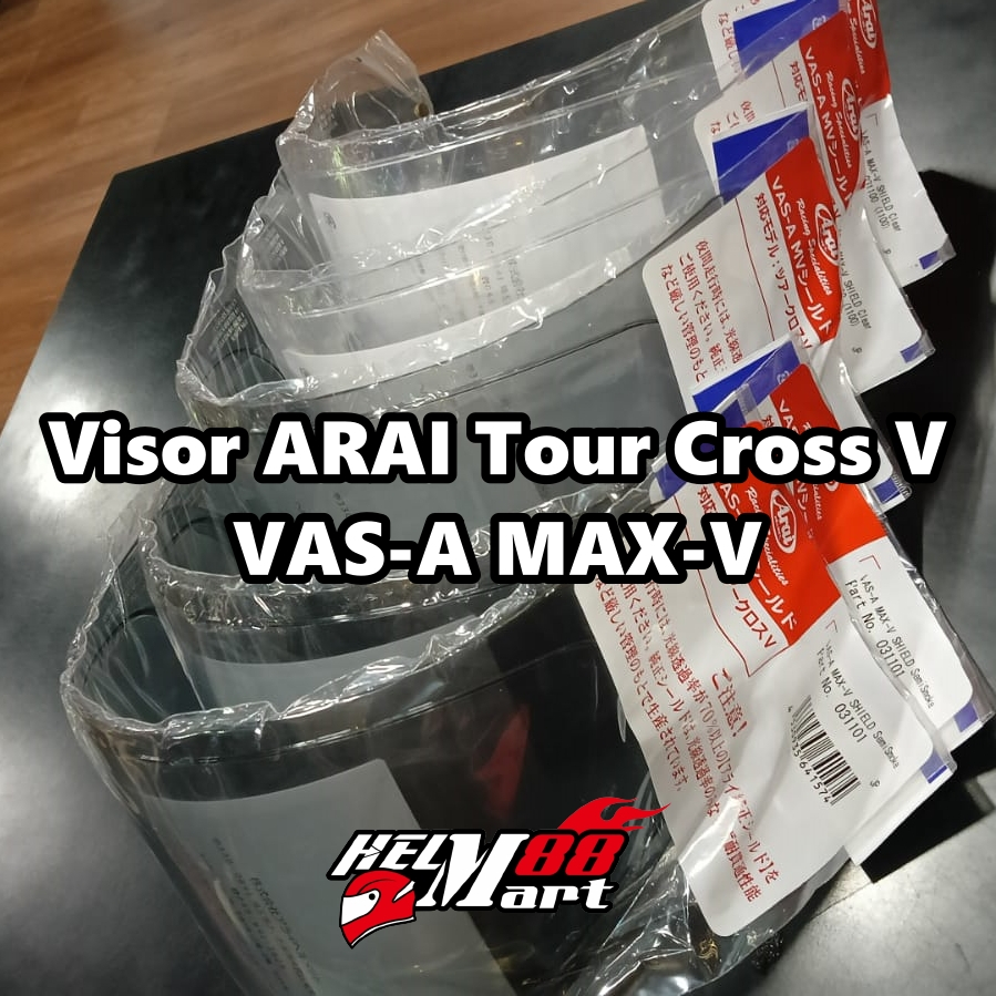Visor ARAI Tour Cross V Kaca Helm Arai VAS-A MAX-V Shield Visor TourCross