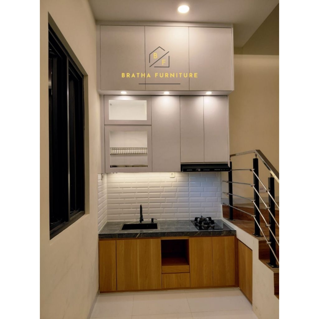 Kitchen set-Lemari Dapur-Rak dapur-Meja dapur-Kabinet dapur-Kabinet atas-Kabinet Bawah-Custom interi