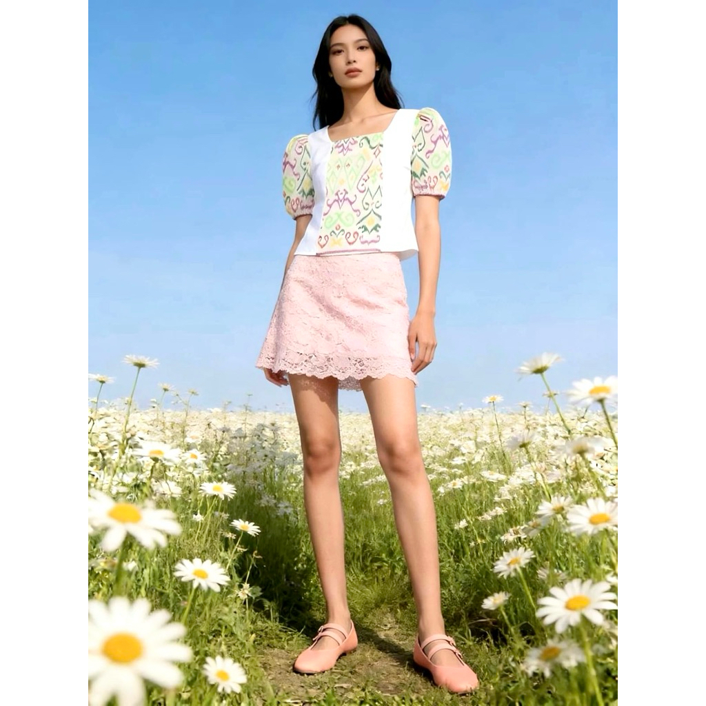 Atasan tenun Endek Bali ki